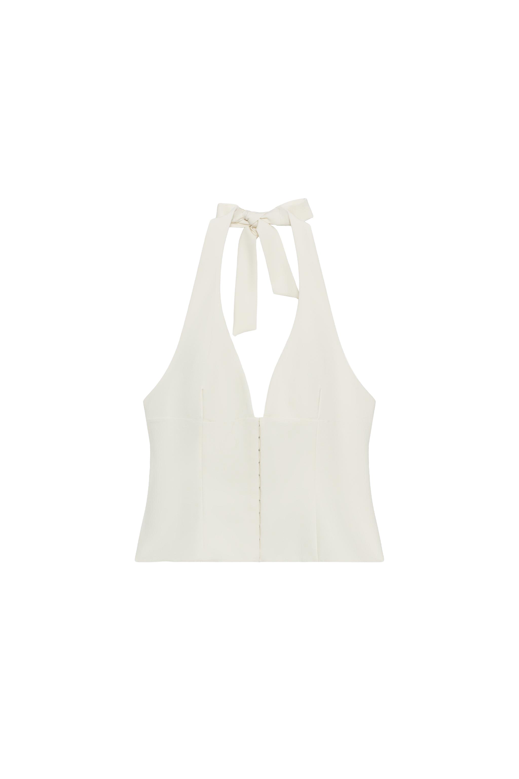 CORSET HALTER TOP